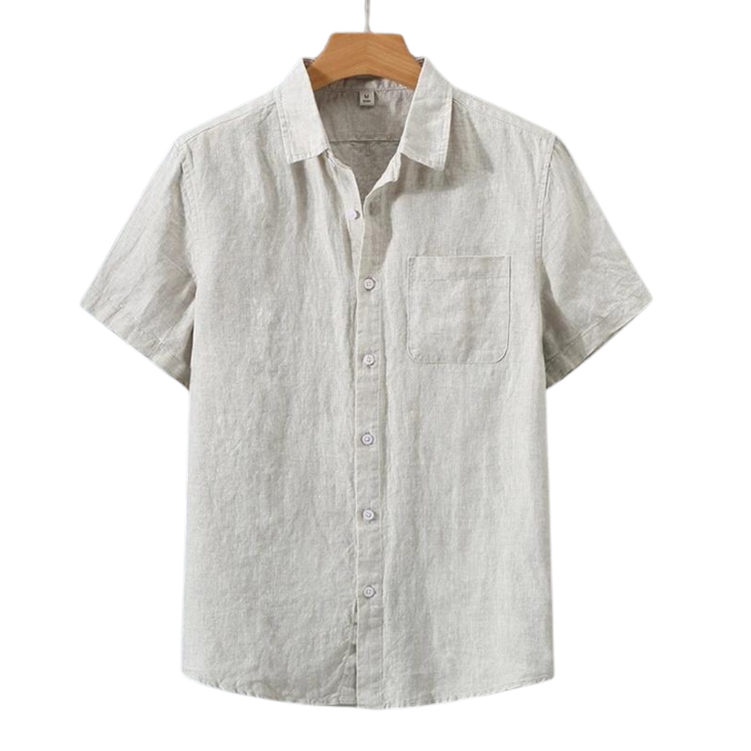 Cannes - Chemise en lin (manches courtes)