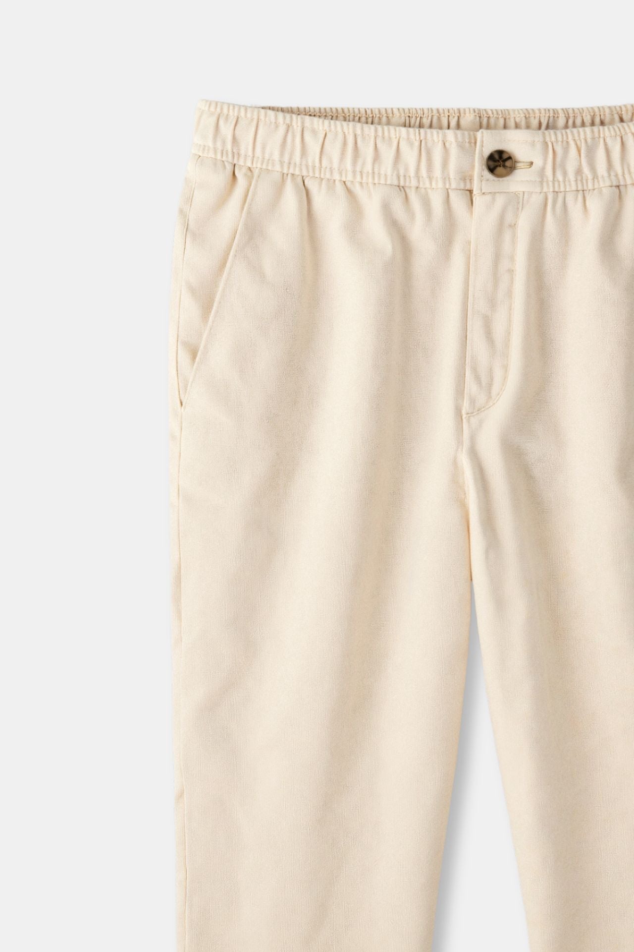 Pantalons en Lin Ample Coupe Classique