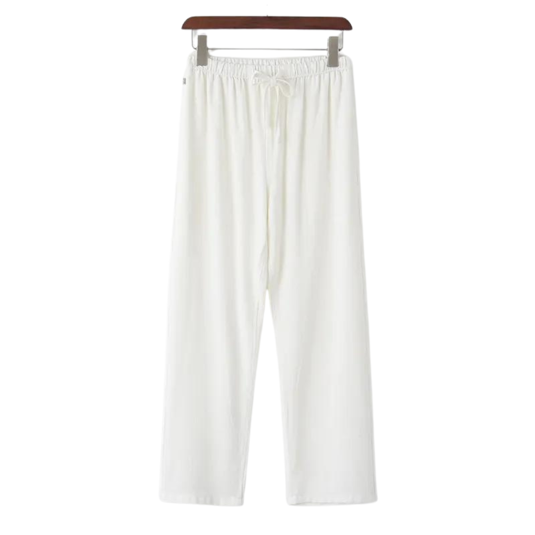 Fez - Pantalon en Lin (coupe oversized)