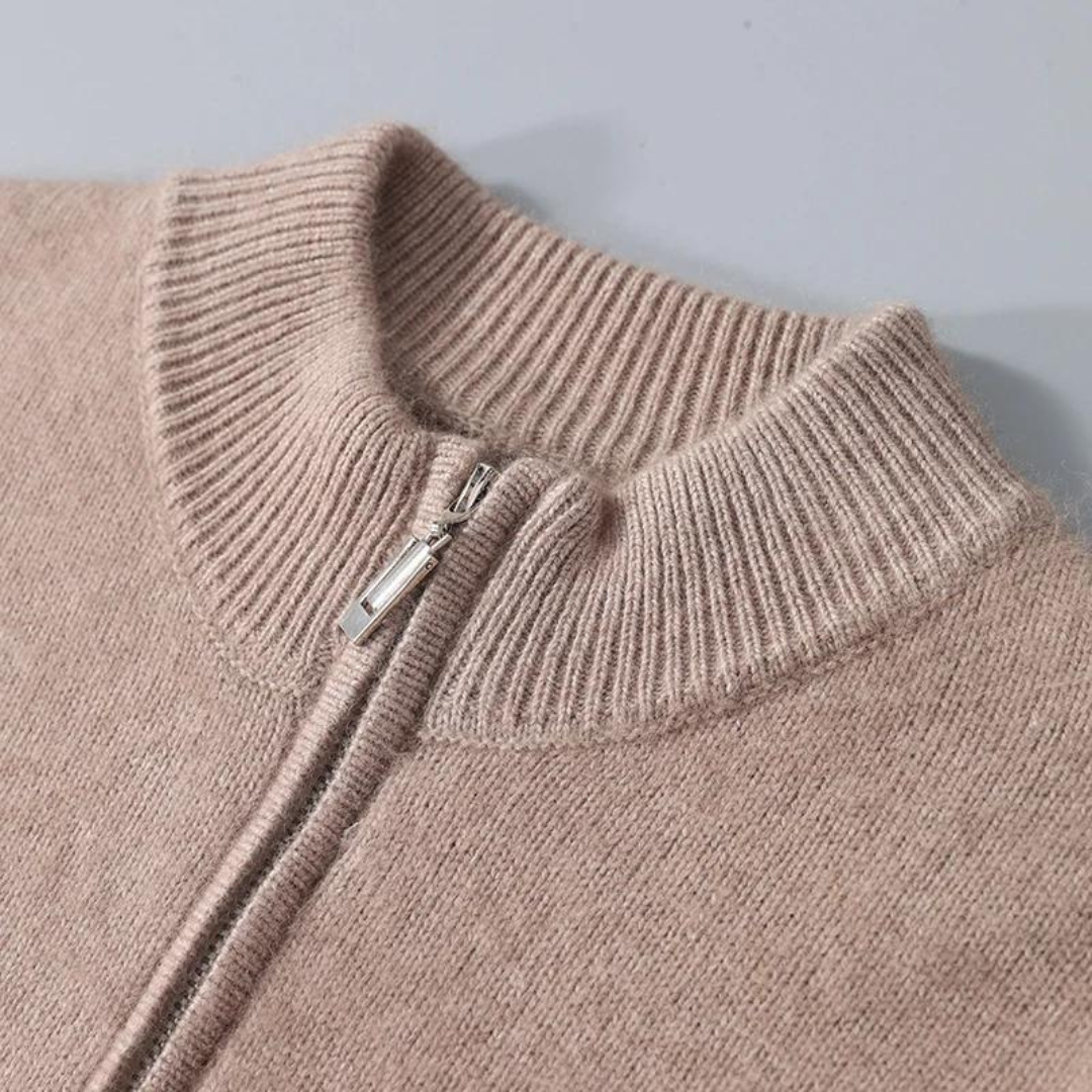 100% Cachemire Zip