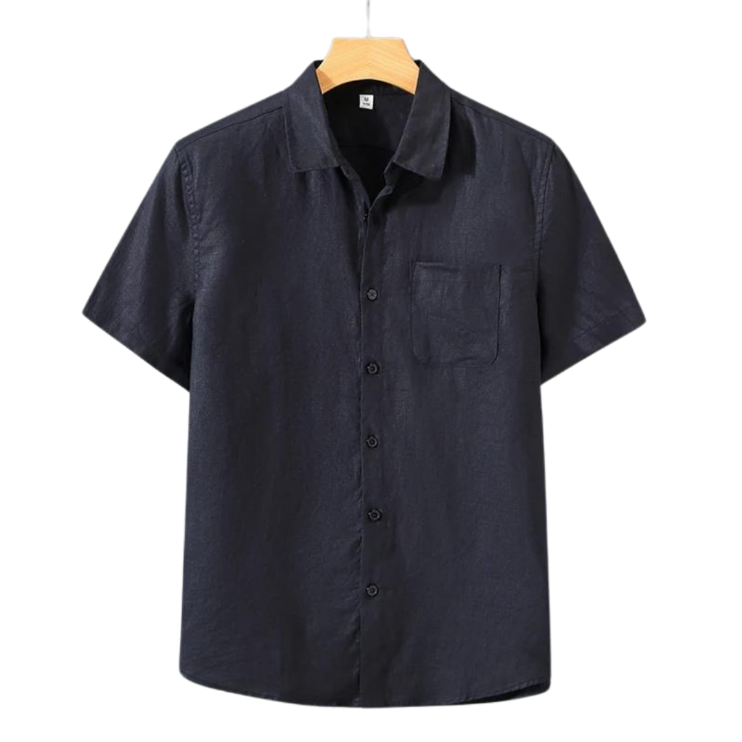 Cannes - Chemise en lin (manches courtes)