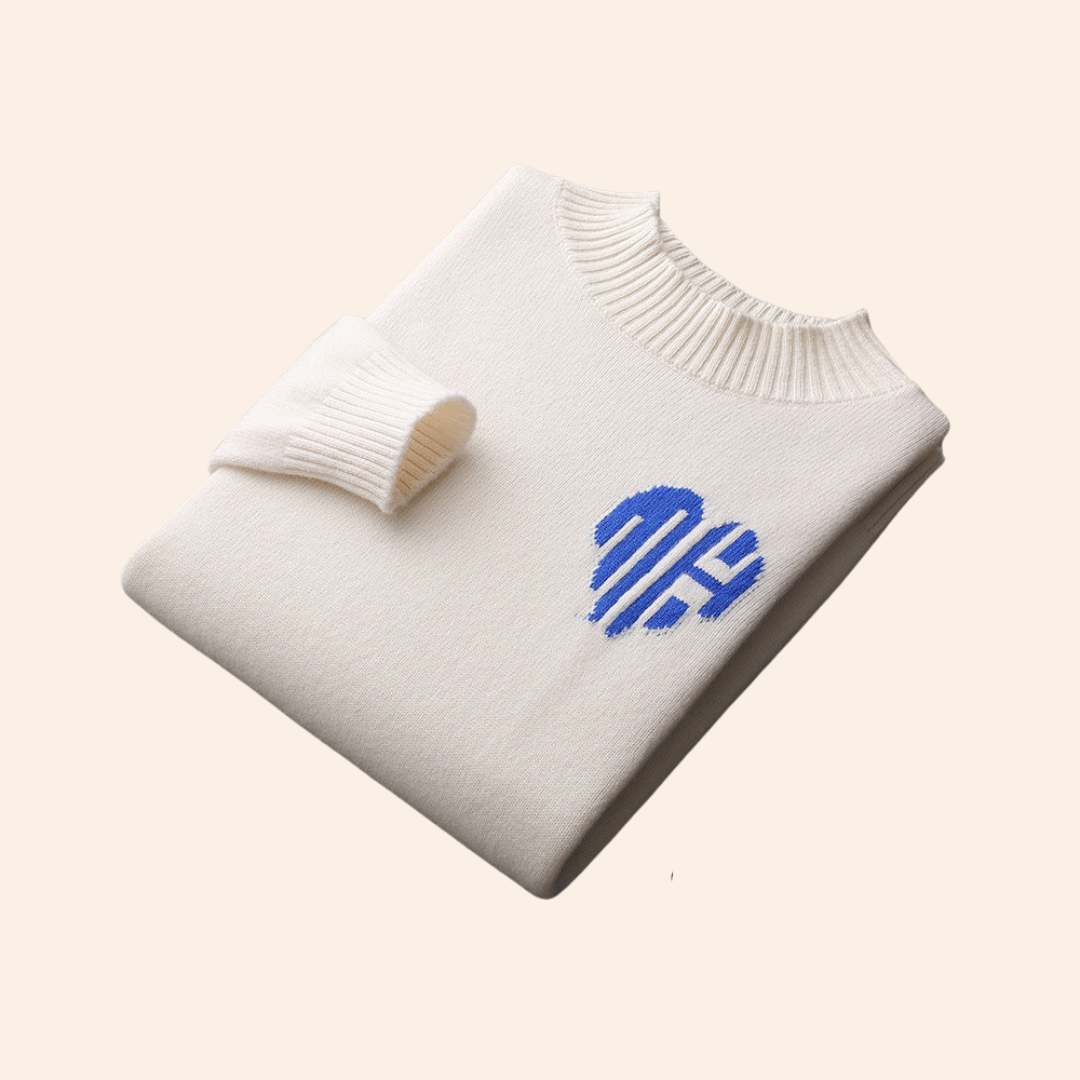Pull en Cœur 100% Cachemire