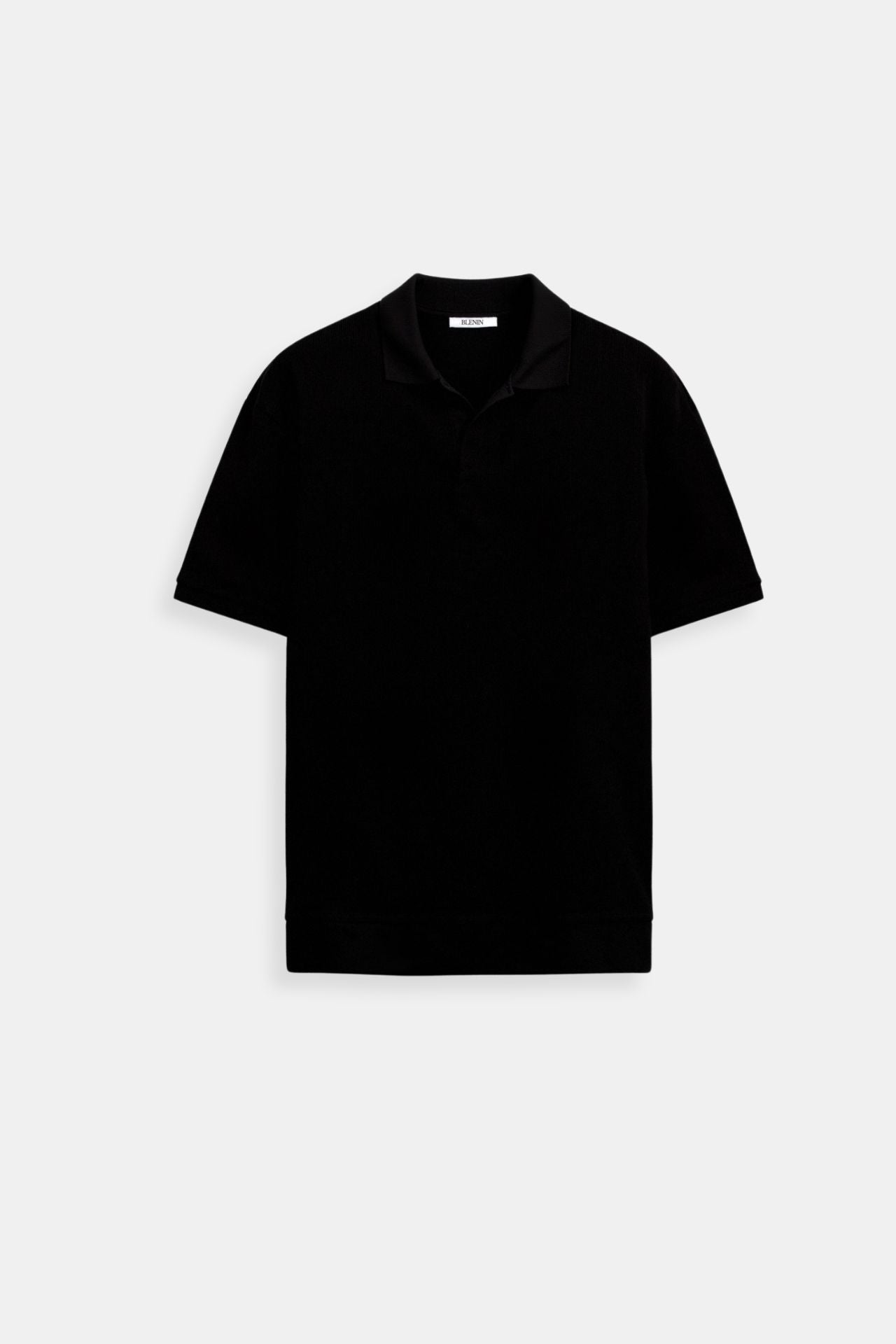 Polo T-shirt en Laine Structurée