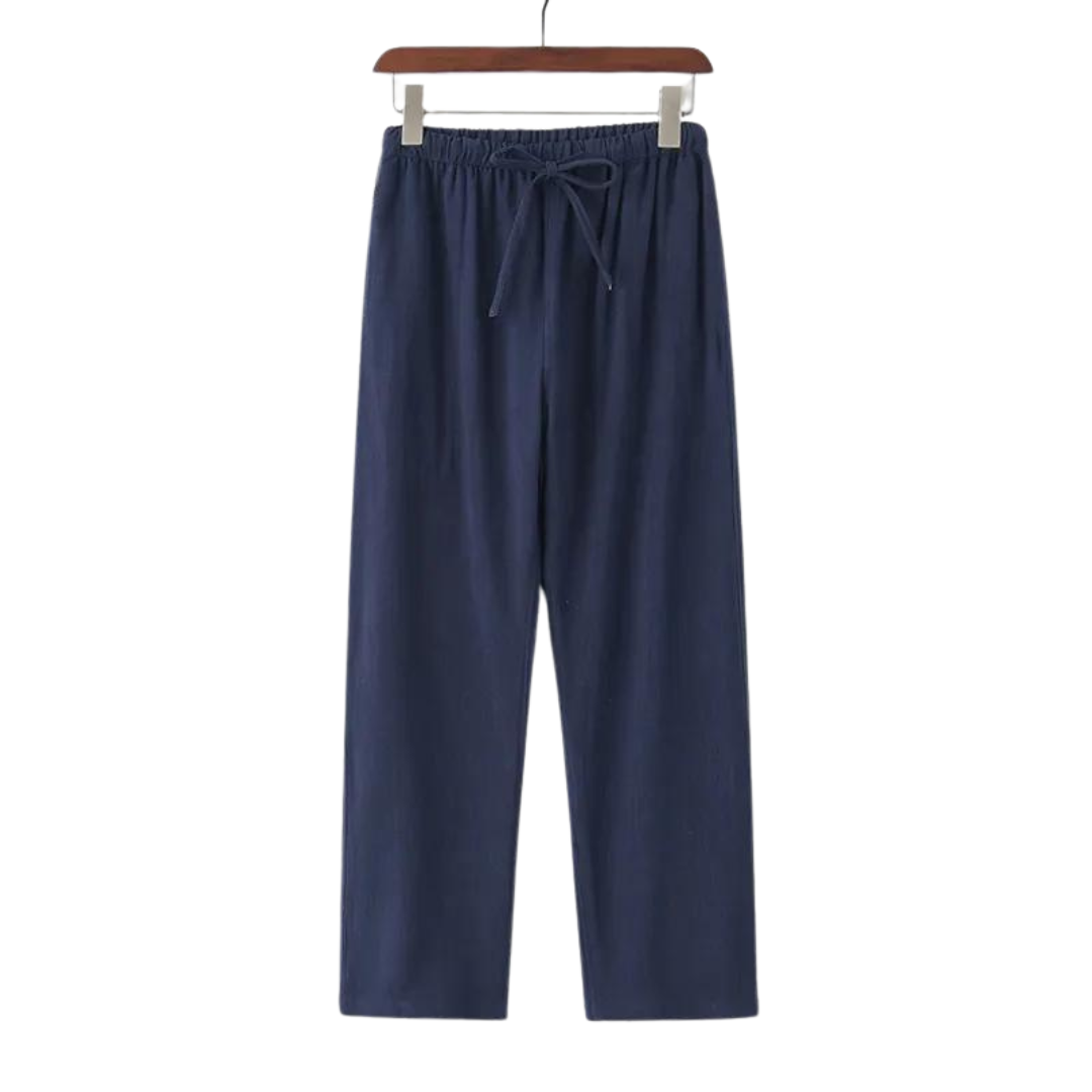 Fez - Pantalon en Lin (coupe oversized)