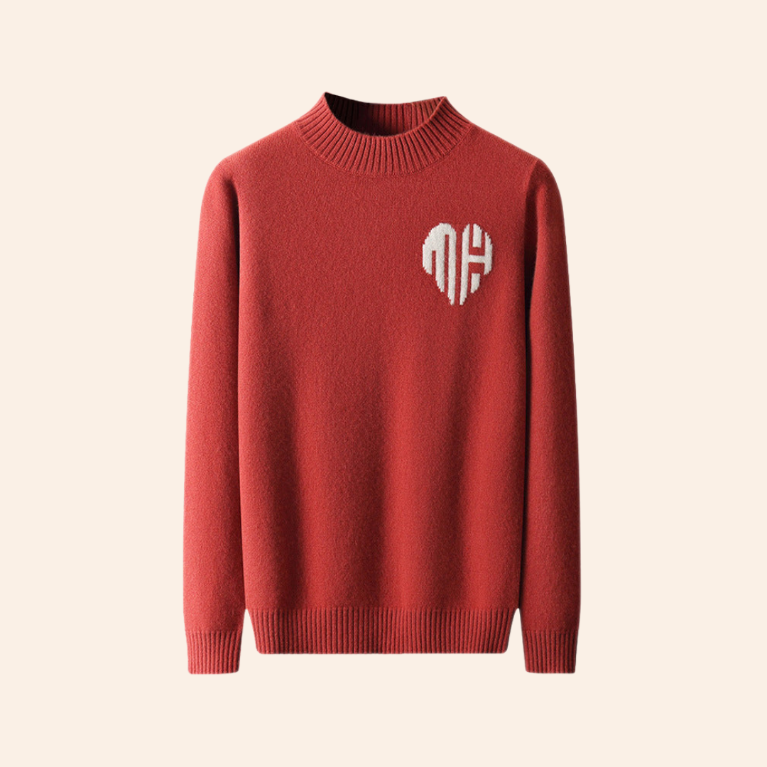 Pull en Cœur 100% Cachemire