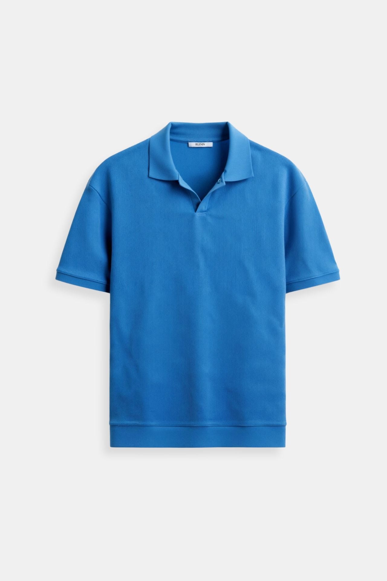 Polo T-shirt en Laine Structurée