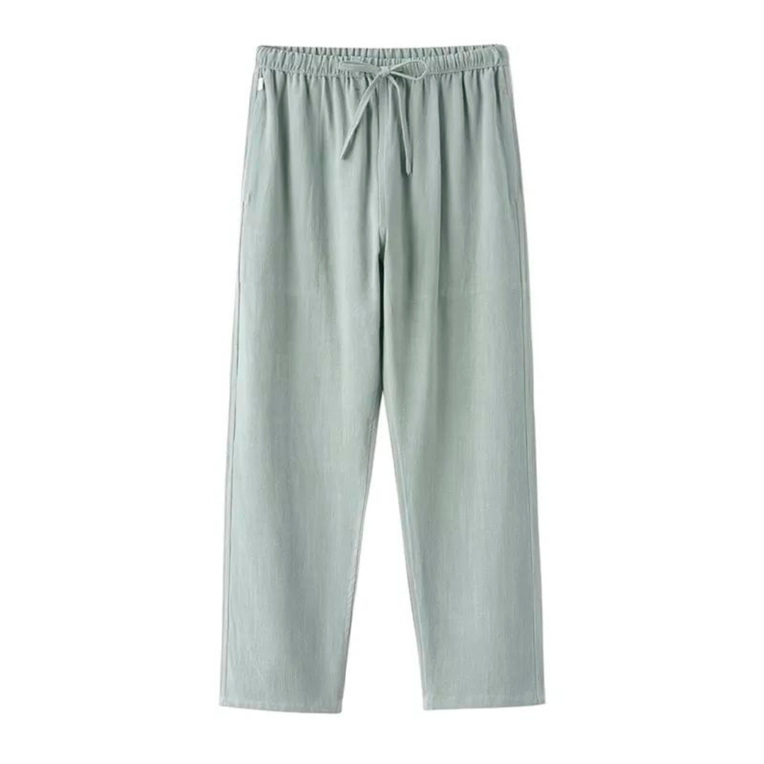 Fez - Pantalon en Lin (coupe oversized)