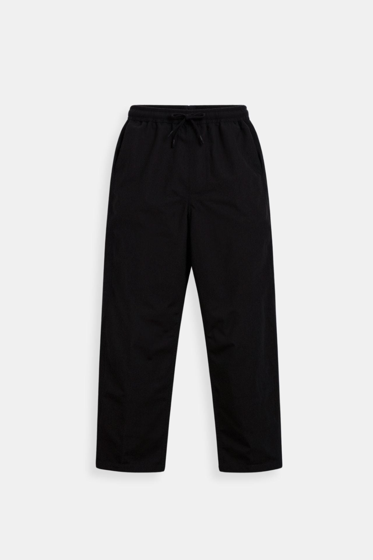 Pantalons à cordon en mélange de coton et de lin