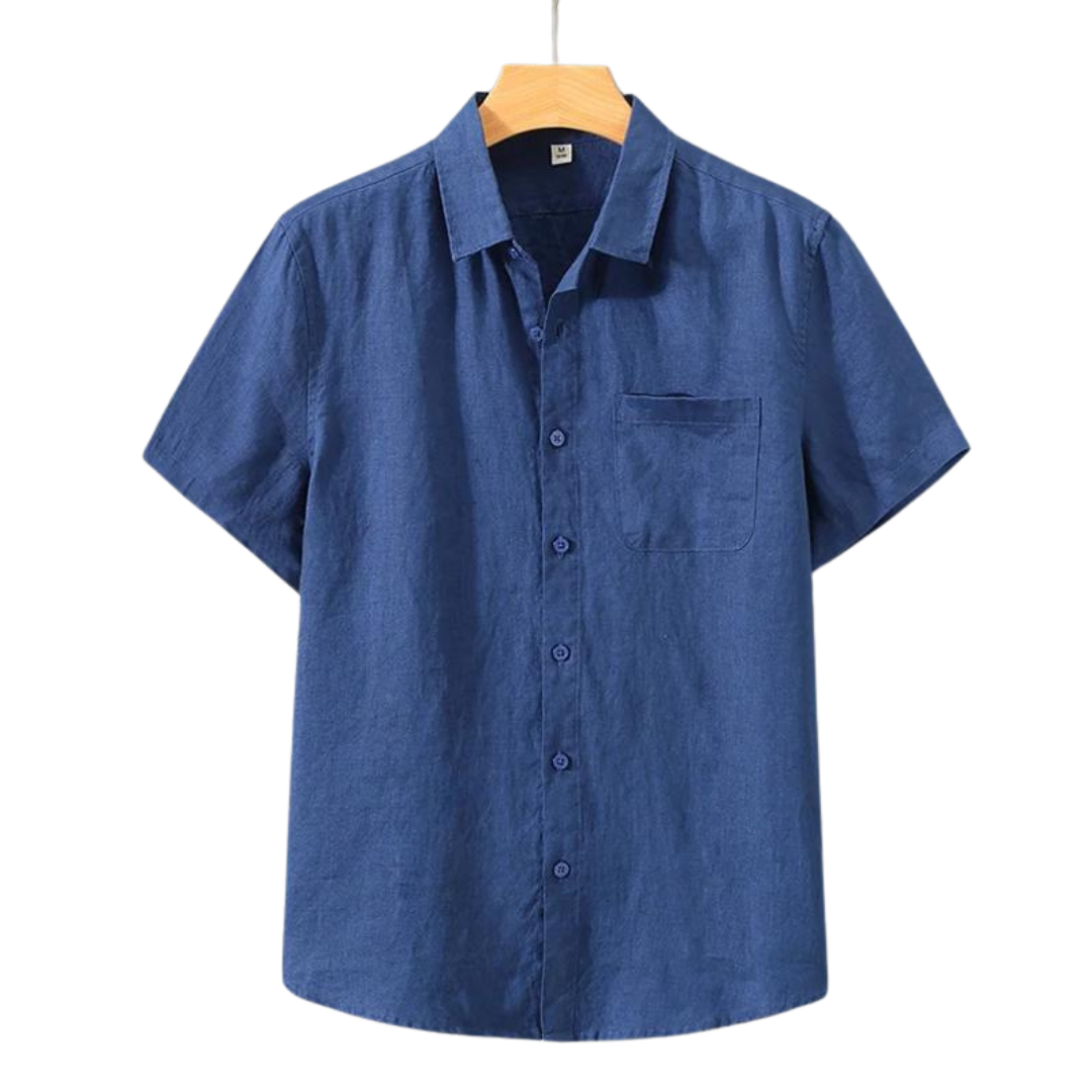 Cannes - Chemise en lin (manches courtes)
