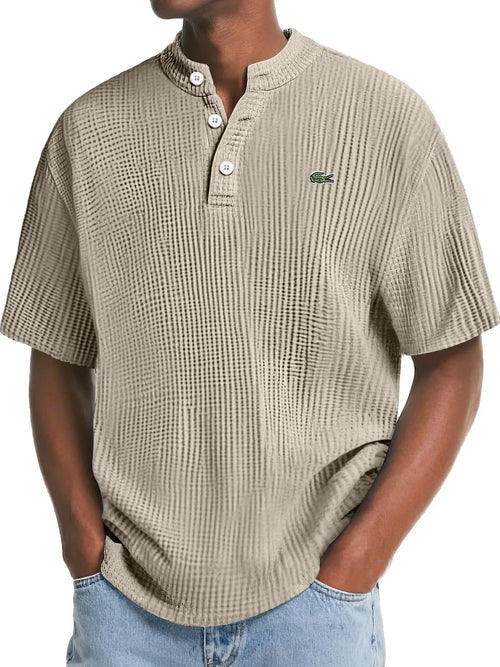 LC™ | Polo en Maille Waffle Texturée
