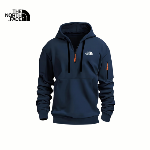 Hoodie TNF avec demi-zip