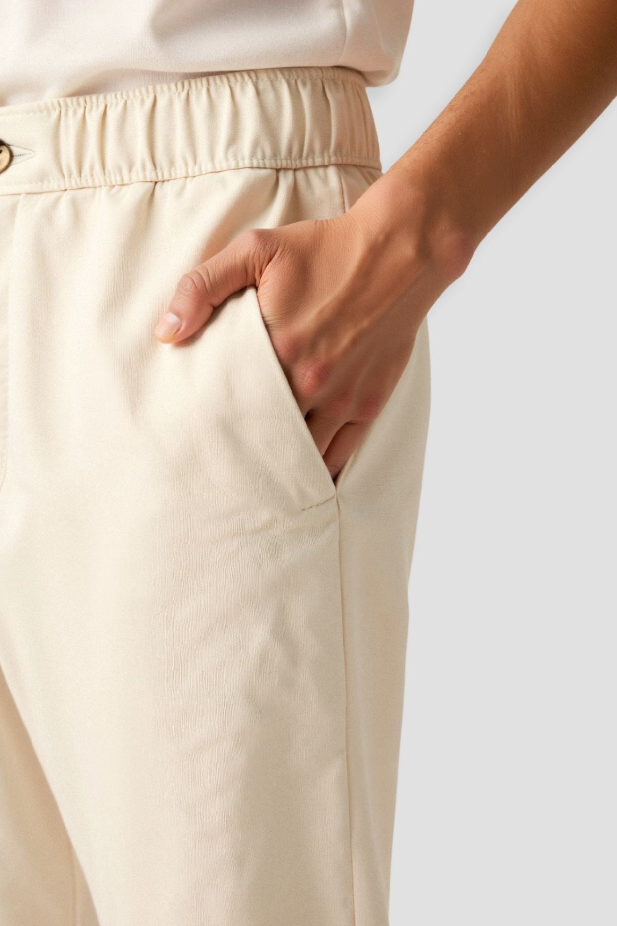 Pantalons en Lin Ample Coupe Classique