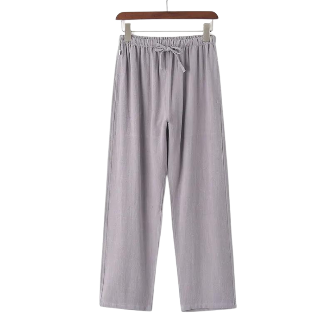 Fez - Pantalon en Lin (coupe oversized)