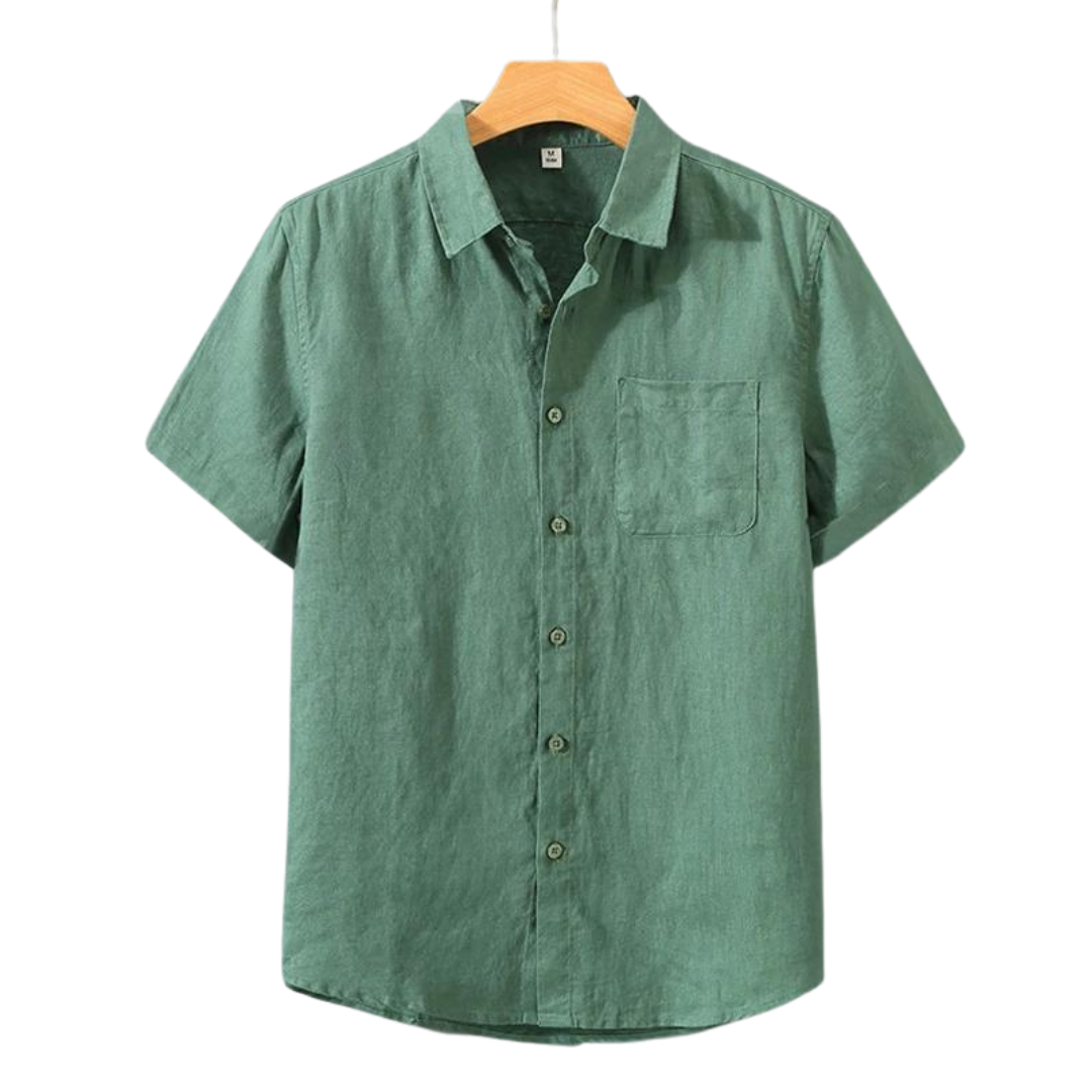 Cannes - Chemise en lin (manches courtes)