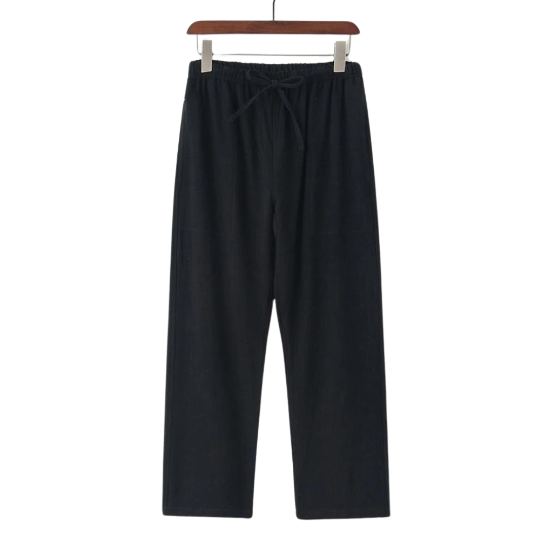 Fez - Pantalon en Lin (coupe oversized)