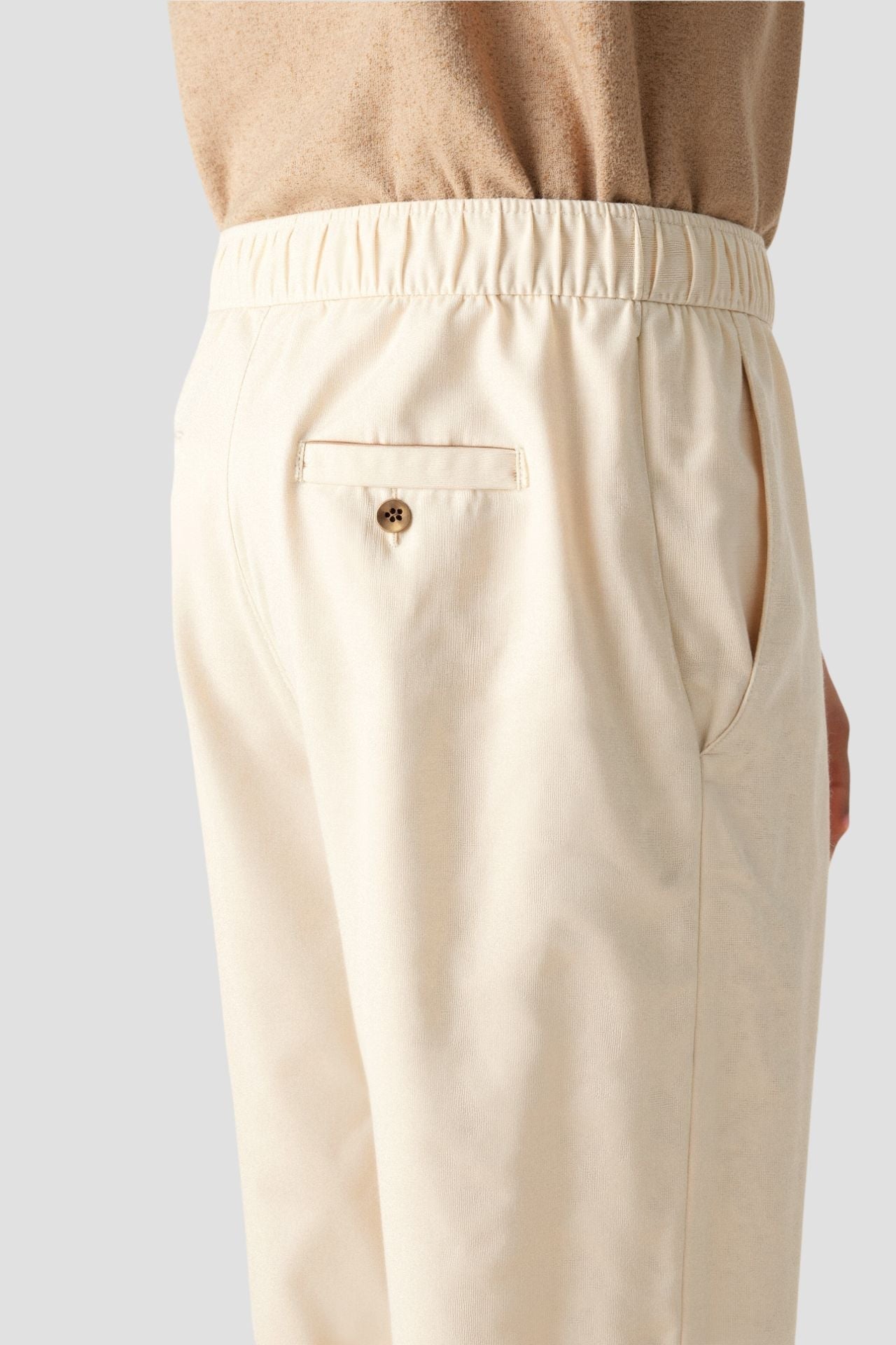 Pantalons en Lin Ample Coupe Classique