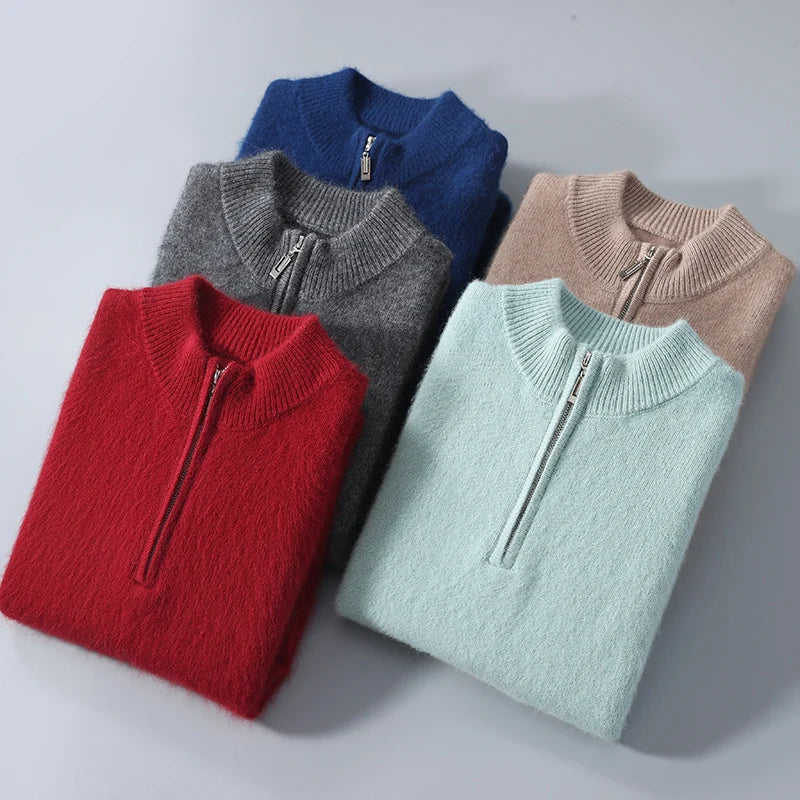 100% Cachemire Zip