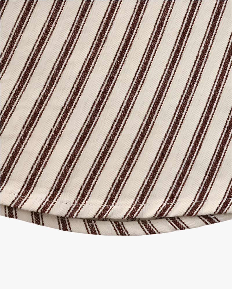 Chemise à rayures pour hommes