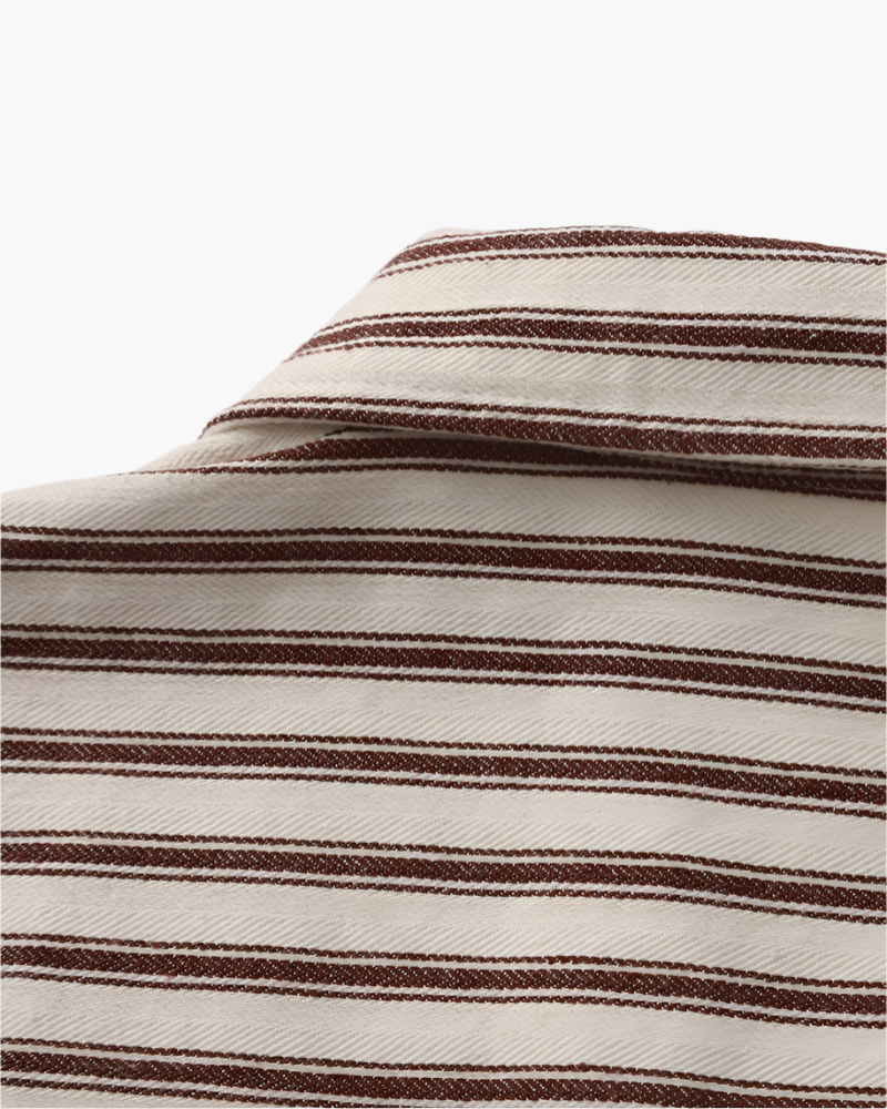 Chemise à rayures pour hommes