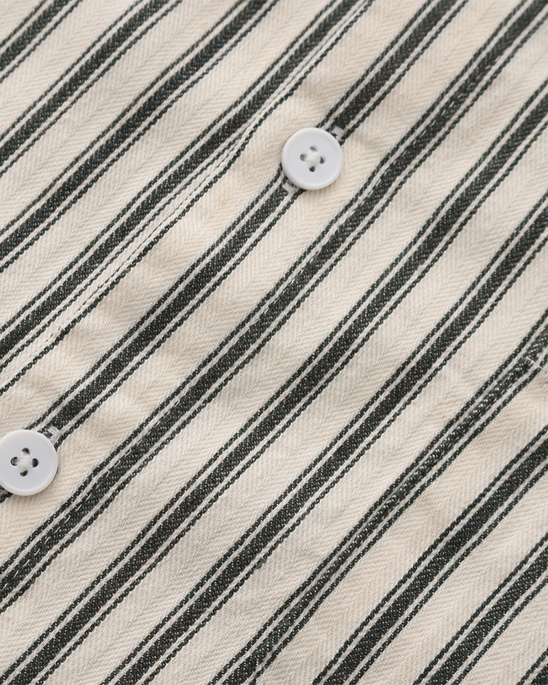 Chemise à rayures pour hommes