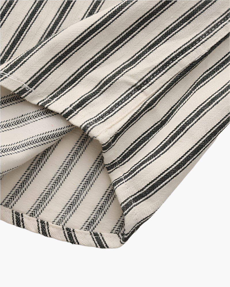 Chemise à rayures pour hommes