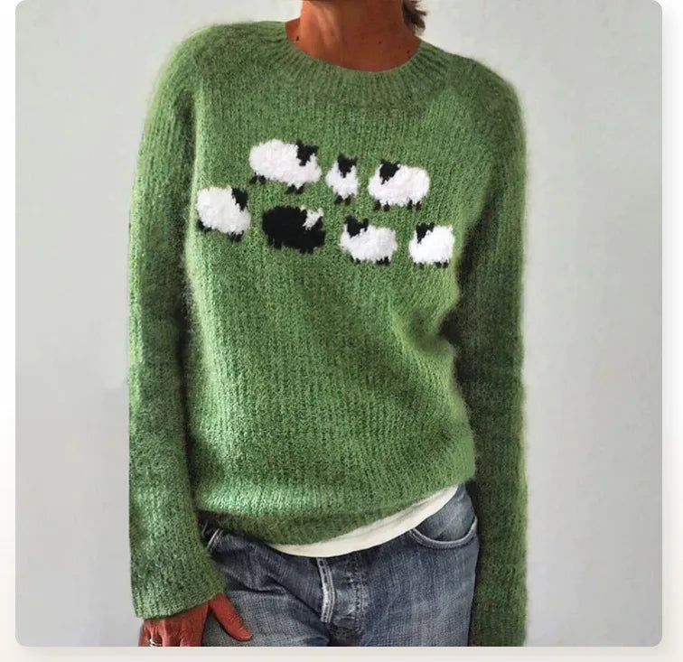 Bianka | Pull Mignon et Confortable en Laine de Mouton