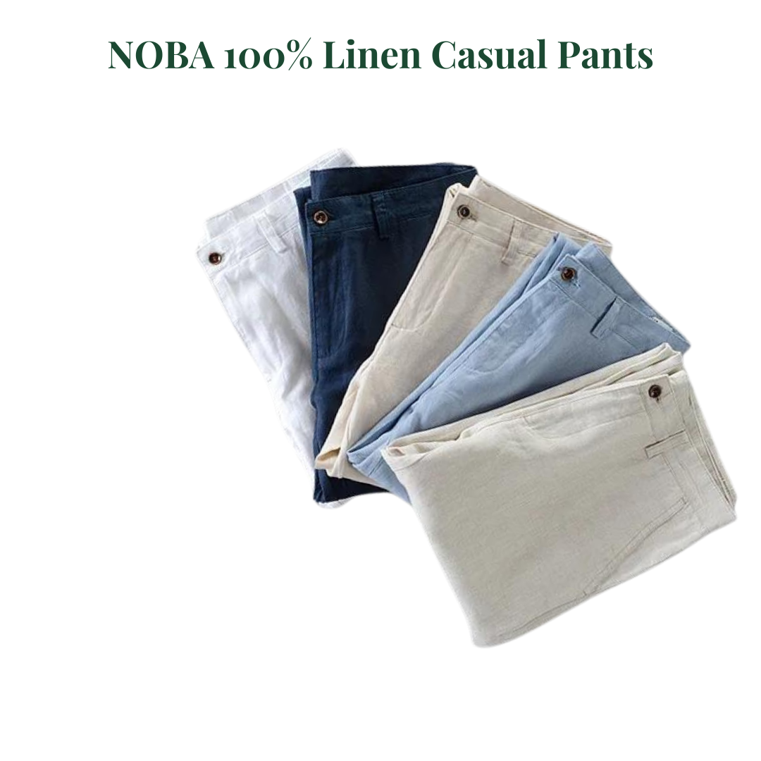 Pantalons Casual 100% Lin