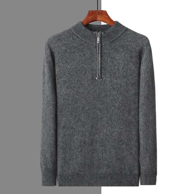 100% Cachemire Zip