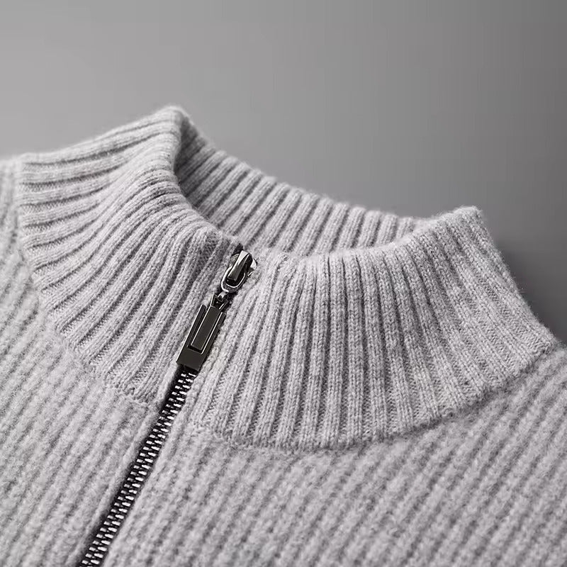 Gilet 100% Cachemire Rippé