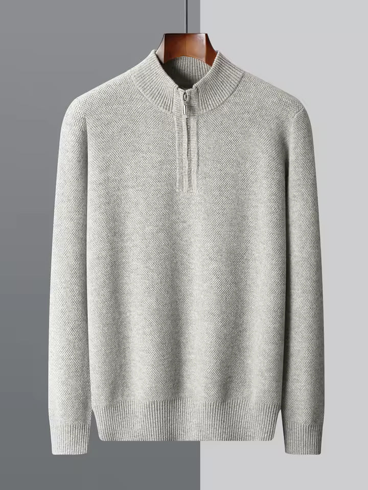 Survêtement zippé en laine mérinos 100%