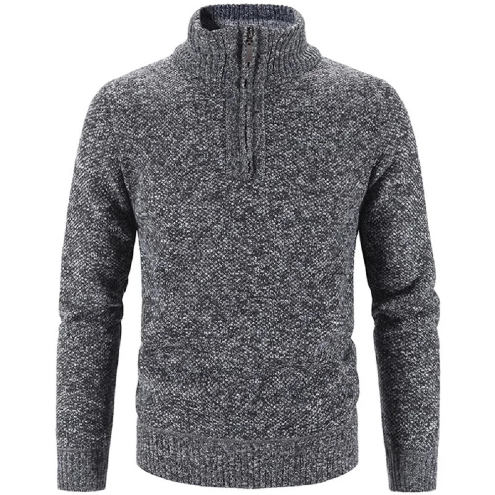 Pull à demi-zip