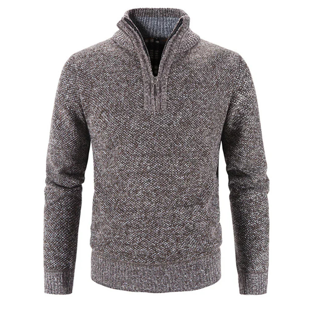 Pull à demi-zip