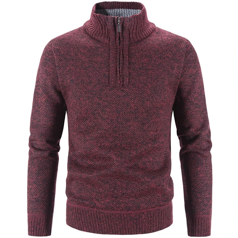 Pull à demi-zip