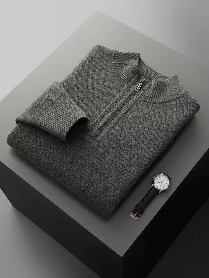 Survêtement zippé en laine mérinos 100%