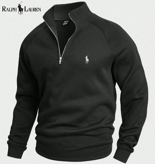 Ralph Lauren® Pull en coton avec zip court
