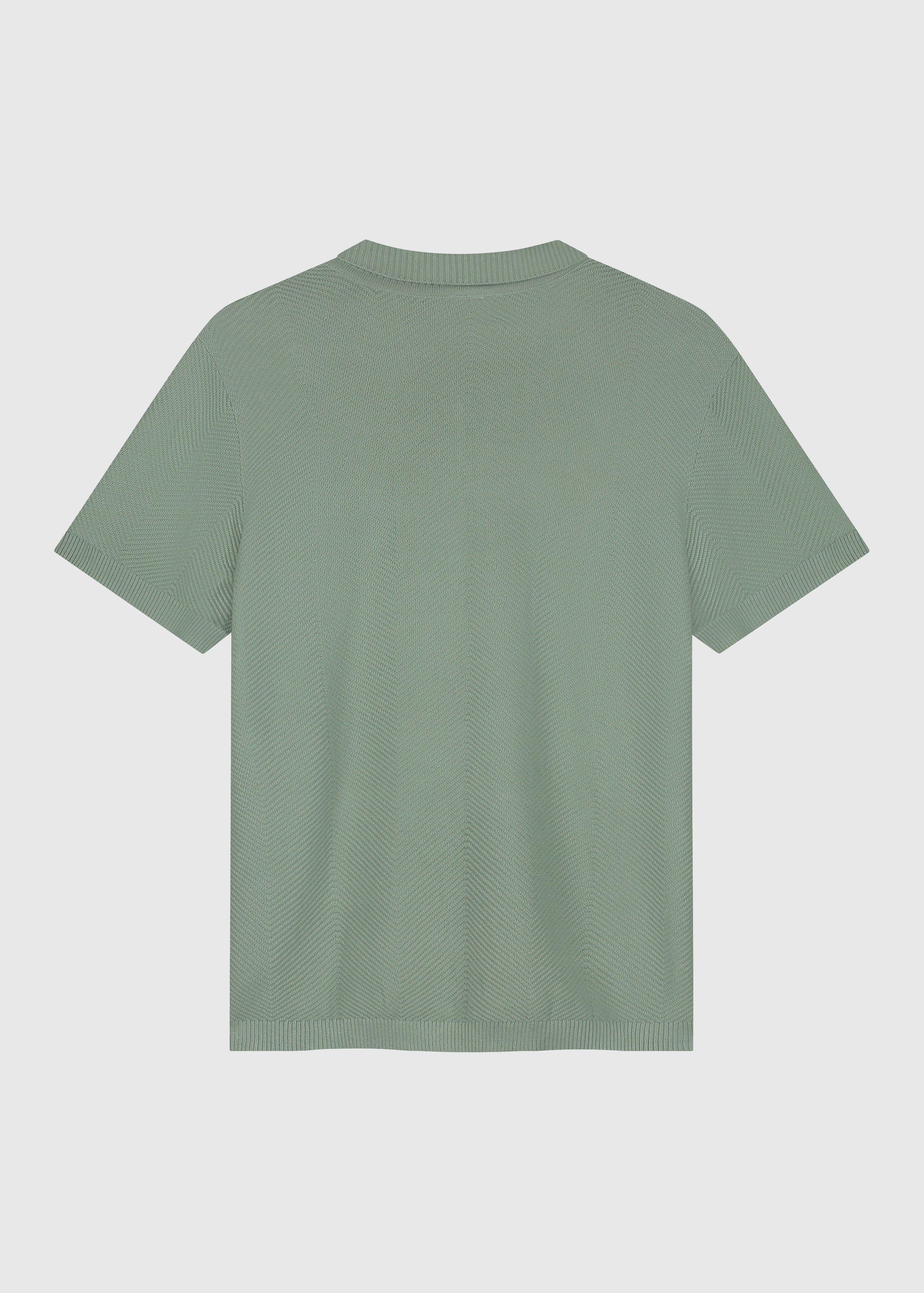 Polo Texturé - Vert Sauge