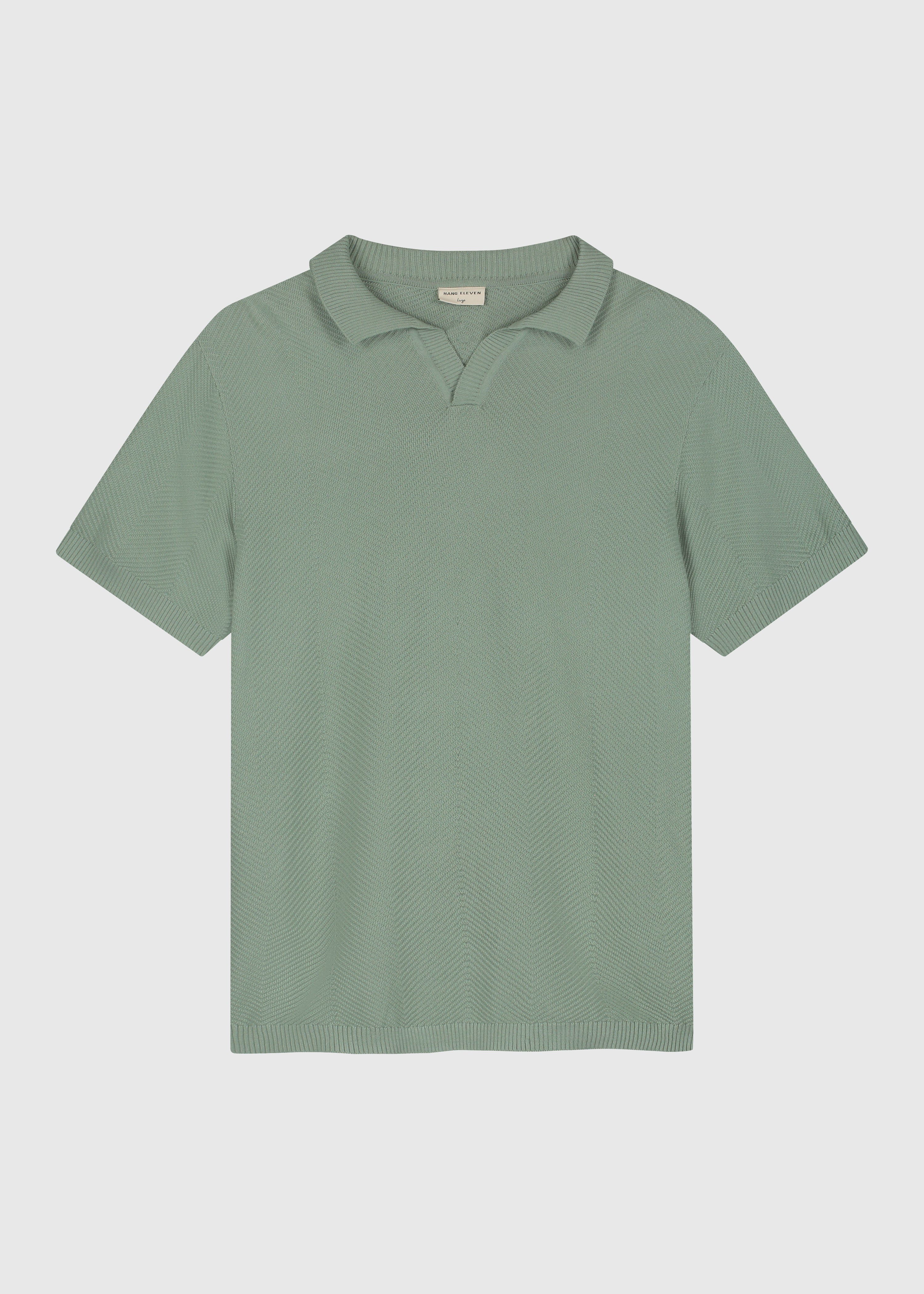 Polo Texturé - Vert Sauge