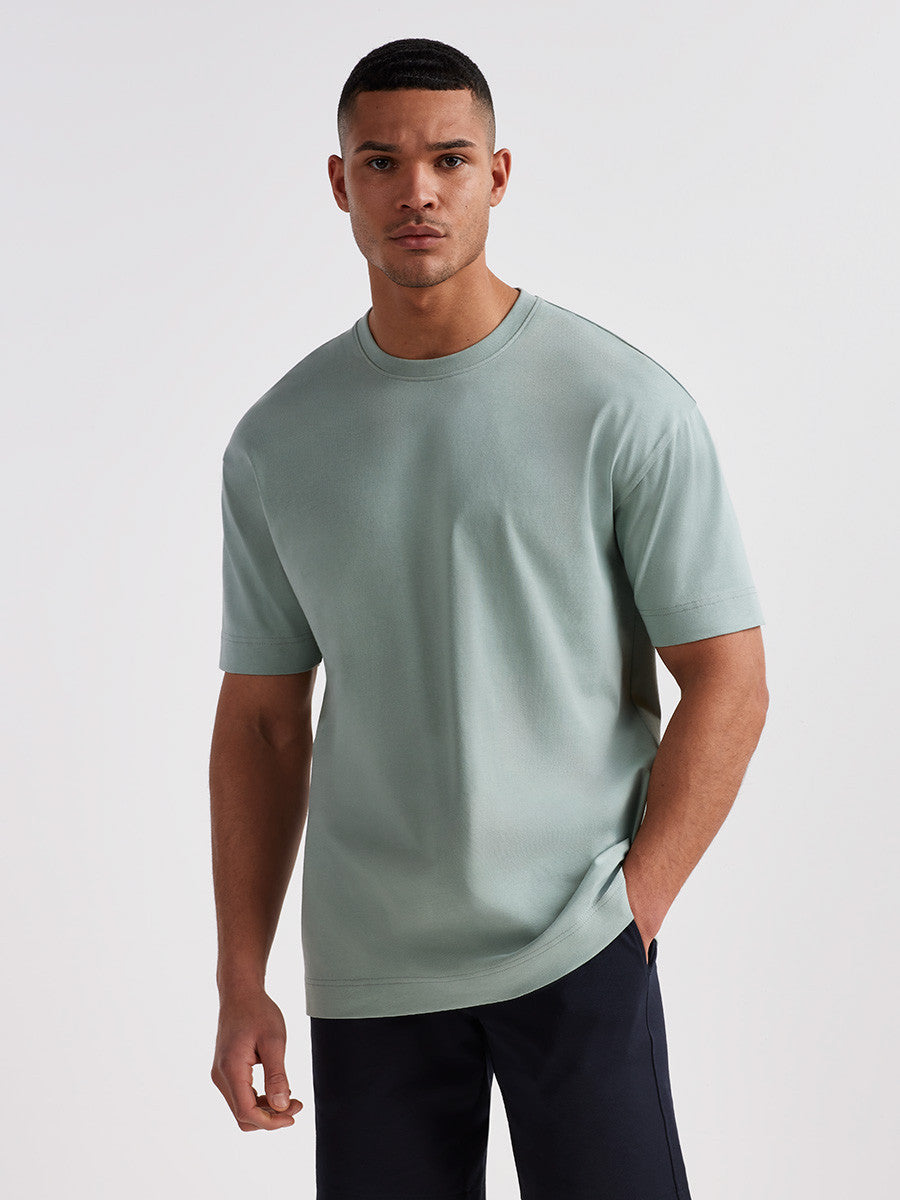 T-Shirt Oversized Ohio, Vert Iceberg